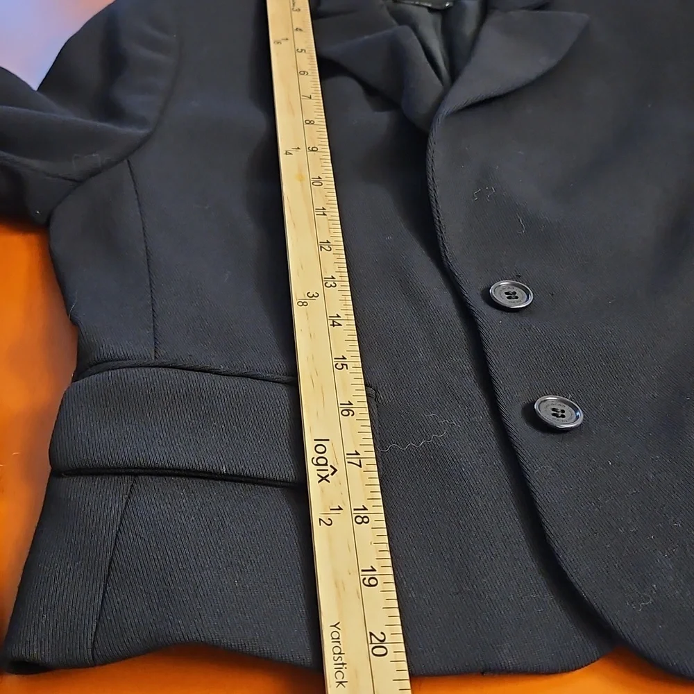 BCBGMaxAzria Black Jacket, Wool Blend, Size Small